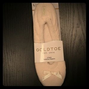 Brand New Cream Colored Ballerina Slippers